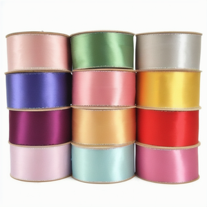 Cinta de Raso Estampada de Doble Cara de Color Sólido para Regalos de Navidad al por Mayor - Product Image 2