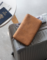 Portefeuille de voyage long à fermeture éclair TILONSTAR TPW120 RFID, porte-passeport, plusieurs emplacements pour cartes, OEM