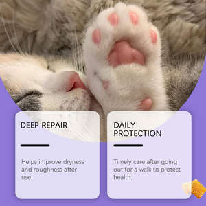 नए आगमन पालतू पाव गंजे पंजे नाक और पैरों की मॉइस्चराइजिंग क्रीम, बिल्लियों और कुत्तों की जैविक पोव बाम थोक - Product Image 4