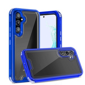 Accesorios para teléfono 360 Protección contra caídas 3 en 1 Armor Case para Samsung Galaxy A14 A15 A16 A55 A56 A17 A03S Defend Clear Phones Case - Product Image 1