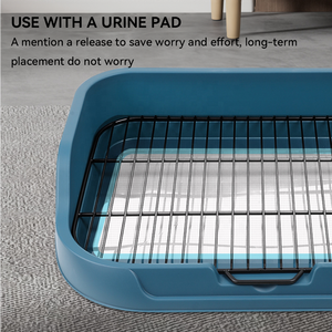 Easy Clean PP-Material Indoor-Hunde toilette 20L Ecke Pet Potty Park Wee Pee Pads Doggie Stand - Product Image 2