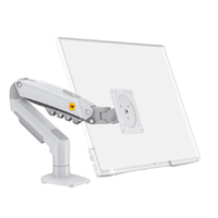 Support mural universel inclinable pour la plupart des écrans de 17 à 32 pouces, support de bureau pour moniteur, bras réglable F80