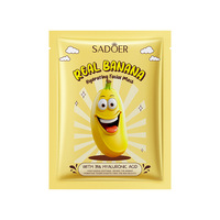 SADOER Schattige Cartoon Plant Fruit Vitamine C Hydraterende Gezichtsmasker Natuurlijke Hydraterende Sheet Masker Verlichtende Whitening voor een Stralende Huid