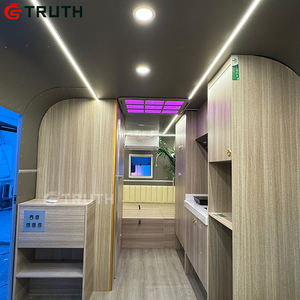 รถเทรลเลอร์สำหรับเดินทางสำหรับครอบครัว4คนรถเทรลเลอร์หรูหรารถบ้านคาราวานอลูมิเนียมขนาด4x4 - Product Image 5