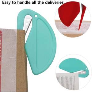 Promosi Logo kustom hadiah Mini dapat digunakan kembali pembuka huruf, pemotong amplop plastik, pisau Pembuka kotak yang aman dan tahan lama - Product Image 3