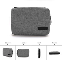 Portable Double Couches Étanche Câble Cordon Téléphone Tech Sac Voyage Organisateur Sac Pour Accessoires Électroniques