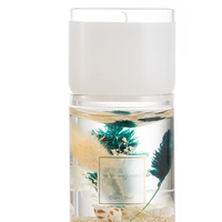 True Scent Großhandel Weihnachten Botanische Trocken blume Soja Wachs Rose Duft Öl Gel Duft kerzen Mit Zylinder Box