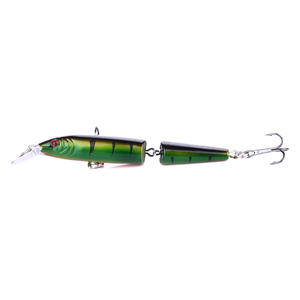 Hengjia – meilleurs leurres de pêche, 10.5cm, 9.6g, articulés, minnow, Wobblers, corps ABS, appâts de natation, <span class=keywords><strong>leurre</strong></span> souple <span class=keywords><strong>pour</strong></span> <span class=keywords><strong>brochet</strong></span> et bar - Product Image 5