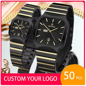 Personaliza Tu Propio Logotipo REWARD RD611264M 611264 Reloj de Pulsera para Parejas, Relojes de Pulsera de Cuarzo de Acero Inoxidable de Lujo para Hombre y Mujer - Product Image 1
