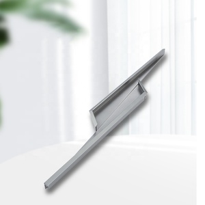 Poignées de porte de garde-robe d'armoire en alliage d'aluminium de luxe légères personnalisables poignée de foudre cachée intégrée pour meubles de <span class=keywords><strong>cuisine</strong></span> - Product Image 3
