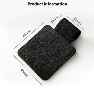 Pince à stylo auto-adhésive <span class=keywords><strong>Bande</strong></span> élastique Porte-stylo pour tablette Fourchette en <span class=keywords><strong>cuir</strong></span> PU Fixation Papeterie Cahier Articles divers ménagers - Product Image 2