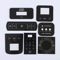 Kuliwei - Adhesivo Protector de Pantalla de PVC PET Antiarañazos, Personalizable con Logotipo, para Equipos de Control