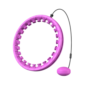 Aro de <span class=keywords><strong>Hula</strong></span> Inteligente Desmontable de 24 Segmentos, Aro de <span class=keywords><strong>Hula</strong></span> con Peso Inteligente para Ejercicios de Cintura - Product Image 1