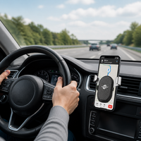 Support de téléphone portable portable pour voiture, support de téléphone mobile stable, fixation sur pare-brise, accessoires de voiture mains libres