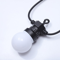 Étanche G50 LED extérieur feston jardin arrière-cour guirlande 3000K Globe boule chaîne lumière décor noël bande noir caoutchouc pour