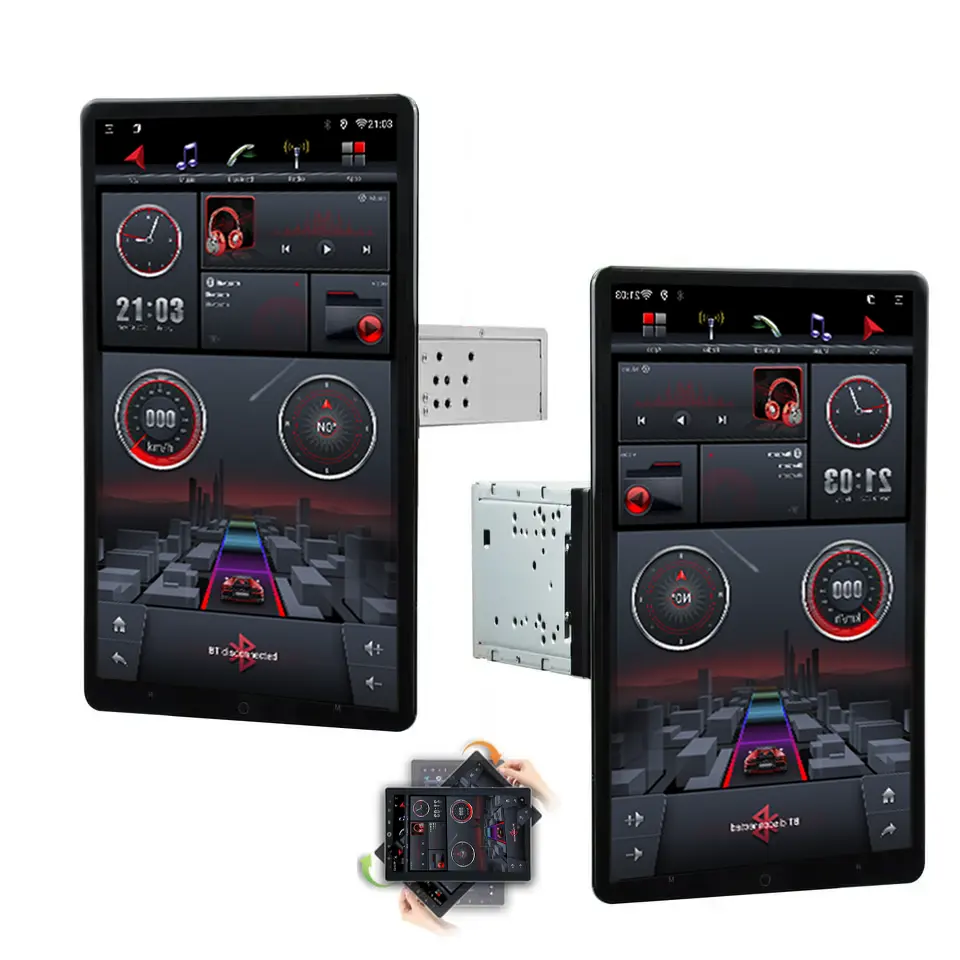2Din 13 inç evrensel Android sistemi büyük ekran oyuncu araba multimedya MP5 radyo Bluetooth GPS navigator araba radyo
