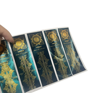 Tùy chỉnh 3D dập nổi logo Sticker kim loại nhãn Nước hoa chai thủy tinh nhôm hộp tùy chỉnh bao bì <span class=keywords><strong>labels</strong></span>-flexography/giấy đậu nành - Product Image 6