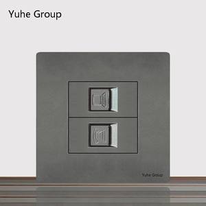 Panneau PC universel international 86 * 86 mm, prise TV + interface réseau RJ45, montage mural - Product Image 5