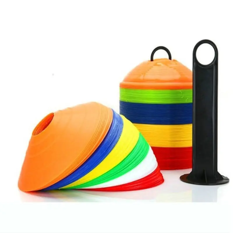 Agility Soccer Cones And Holder For Training Sports Disc Sports Cones Football Cones For Drills Kid Training