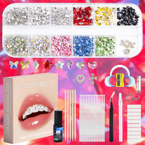 Kit Professionale per Gioielli Dentali Fai-da-Te, Set Completo con Cristalli e Adesivo Dentale Sicuro - Product Image 3