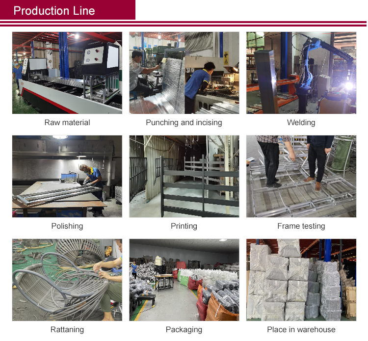 Outdoor Garden Indoor Cloth Sofa Set Furniture Waterproof Cloth Aluminum Sofa Set Sectional