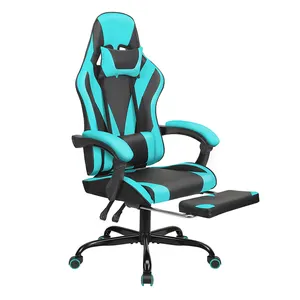 Chaise de jeu ergonomique en cuir imperméable avec logo personnalisé Amazon Offre Spéciale