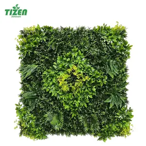 Tizen-panel de estilo de jungla verde, Planta Artificial colgante para pared, paisajismo, jardín al aire libre, personalizado