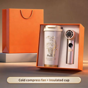 Idées de cadeaux promotionnels : ventilateur rafraîchissant, bouteille d'eau, ensemble de cadeaux de <span class=keywords><strong>voyage</strong></span>, cadeau luxueux pour la coopération commerciale - Product Image 5