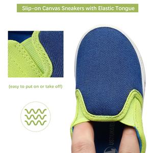 Chaussures basses en toile légères et respirantes pour tout-petits garçons et filles, idéales pour l'école, le quotidien, le <span class=keywords><strong>tennis</strong></span> et la marche – Confortables, personnalisables OEM/ODM - Product Image 3