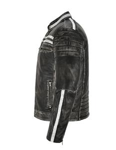 Veste Homme en Cuir Nappa Noir Véritable Vintage 100% Personnalisée, Coupe Tendance, Marque Privée, OEM/ODM, Vente en Gros, Tendance Vêtements d'Extérieur - Product Image 3