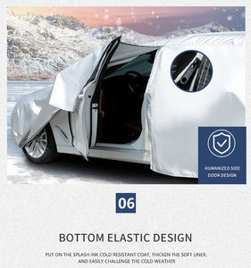 Housse de voiture pliable pour l'extérieur, protection solaire UV, anti-poussière, Peva - Product Image 5