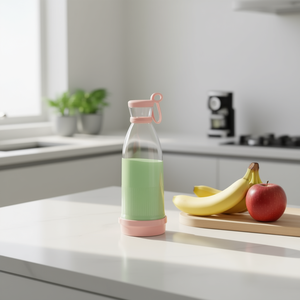 Bouteille mixeur portable Myrva 300 ml, alimentée par USB, vitesse variable, pour smoothies en déplacement - Product Image 2