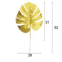 Hadiah Dekorasi Pernikahan Eucalyptus Festival Daun Uang Maple Simulasi Daun Penyu Emas Daun Palem Buatan