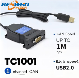 Analyseur de bus CAN industriel TC1011, interface isolée CAN FD vers USB monocanal, 8 Mbps, 2500 V - Product Image 5