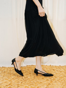 Scarpe da Donna Antiscivolo con <span class=keywords><strong>Tacco</strong></span> Spesso e <span class=keywords><strong>Medio</strong></span>, Traspiranti, Stampate, Formali, da Sposa, in Vera Pelle, Slip-On - Product Image 3
