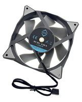 Ventilateur DC à roulement dynamique fluide de 120 mm avec PWM 12 V 4 broches pour ventilateur de boîtier d'ordinateur