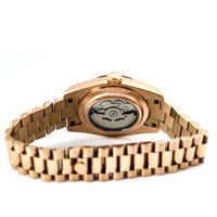 Montre automatique mécanique de luxe pour homme, en acier inoxydable, diamètre 36/39 mm, résistante à l'eau, lumineuse