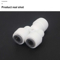 Pièces de tube d'eau pneumatique Matériau POM en forme de Y Raccords de tuyau de filtre à eau à connexion rapide