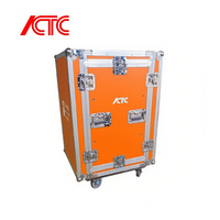 Boîtier de vol en aluminium antichoc personnalisé 8U-24U pour le stockage de l'amplificateur audio