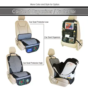 OEM Oxford Car Seat Protector For Child Baby Car Seat With Organizer Pockets