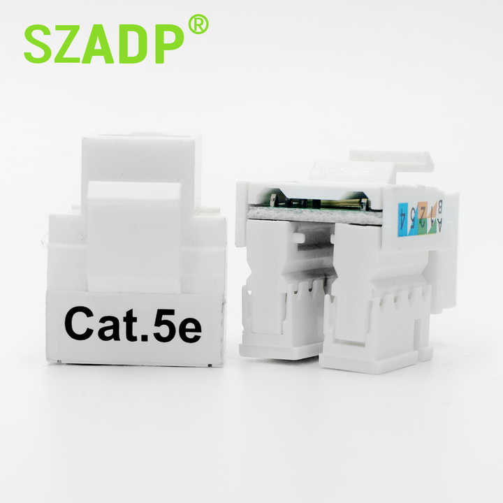 Cat5 Inline Module Toolless Cat 5e Utp Network Module Rj45 Cat5e Keystone Internet Lan ...