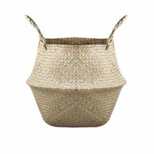工場直売麦わらバスケットタイラタンシーグラス織りバターキッズボックスハンパーコットンロープガールズ - Product Image 4