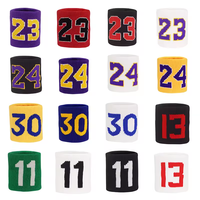 Logo personnalisé Bracelets de sport en coton de haute qualité pour hommes Gym Basketball Golf Tennis Athlétique Grip Bandeau Filles Design