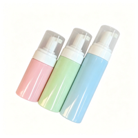 Bouteille vide en PET avec pompe mousseuse 100ml 200ml, emballage cosmétique, sérigraphie pour nettoyant visage, distributeur de savon moussant, vente en gros