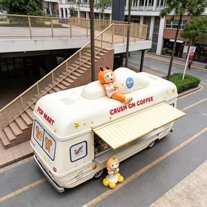Café mobile - Camion de restauration rapide : Lait, thé, hamburgers, poulet frit, <span class=keywords><strong>vente</strong></span> en voiture, restaurant - Product Image 4