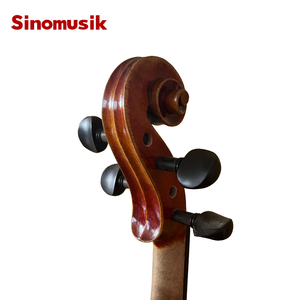 Sinomusik Antique Cremona finition violon Belle flamme érable Rouge Brun ébène pièces instruments à cordes - Product Image 5