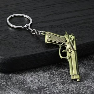 Llavero con Modelo de Pistola Retro de Aleación, Mini Revólver Colgante, Decoración para Mochila de Hombre, Recuerdo, Regalo - Product Image 5