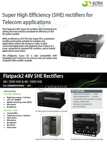 Módulo Rectificador Eltek Flatpack2 3000W, Salida 53.5V, Entrada 100-250Vac, Sistema de Alimentación para Telecomunicaciones, Modelo 241119.105 - Product Image 5