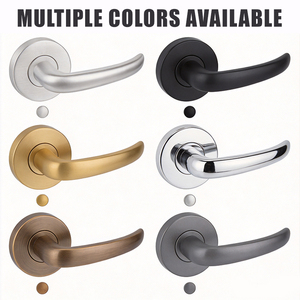 Manija de Puerta Tianyi de Acero Inoxidable Cepillado con Roseta Redonda, Cerradura Moderna para Interiores, Dormitorios y Uso Comercial - Product Image 2