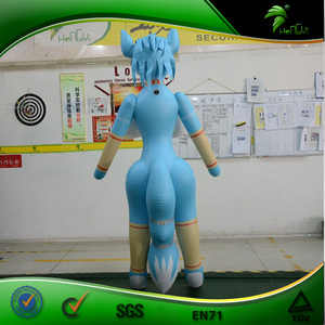 ของเล่นเป่าลมรูปสัตว์ Hongyi ตุ๊กตาแมวสาวอกใหญ่เป่าลม ตุ๊กตาลมชายเซ็กซี่ ตุ๊กตาอนิเมะเป่าลม - Product Image 5